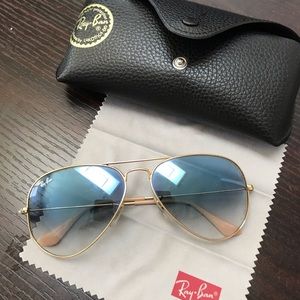 Gradient Ray ban aviators